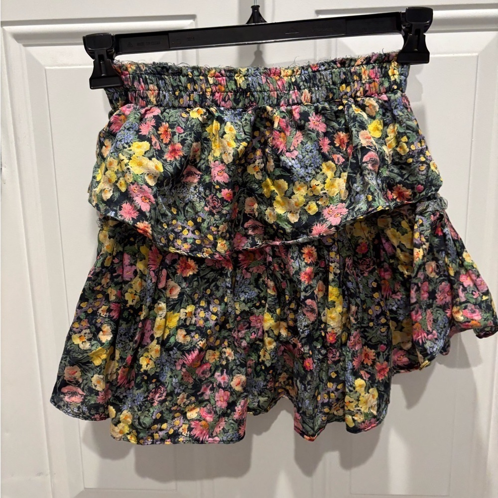 LoveShackFancy Ruffle Mini Skirt - Picture 5 of 6